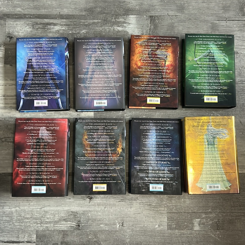 NWOT OOP Discontinued Throne Of Glass Original Hardcover Bookset By S.J. Mass - Picture 3 of 9